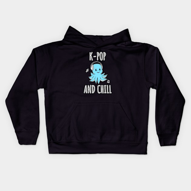 K-Pop And Chill Kids Hoodie by LunaMay